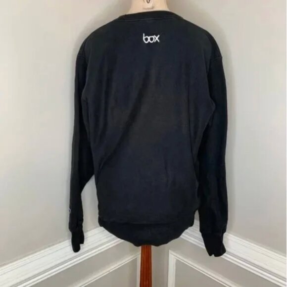 Champion S149 Reverse Weave Crewneck Black Unisex Sweatshirt Size Medium - Picture 3 of 5